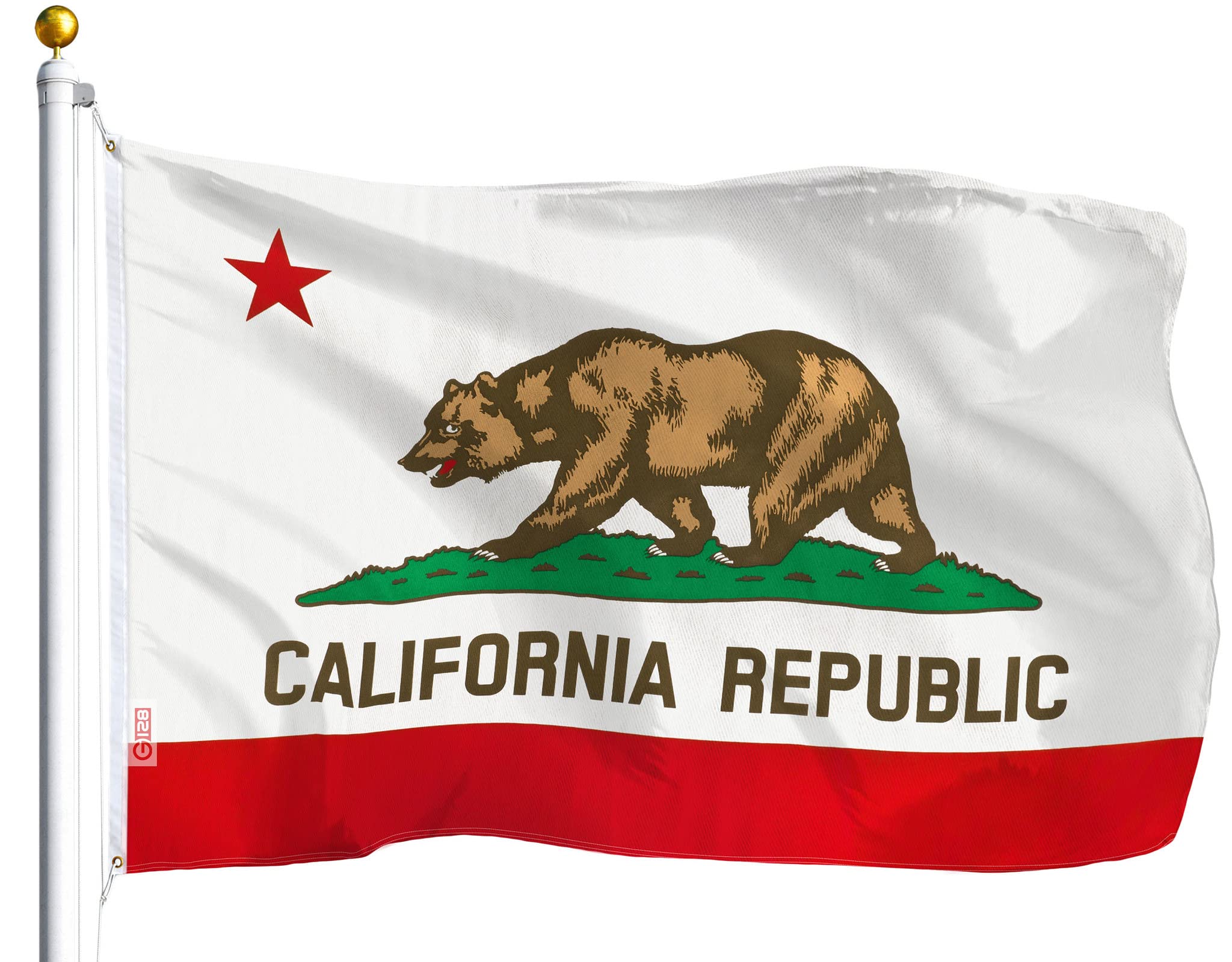 Amazon.com : G128 California CA State Flag | 3x5 Ft | LiteWeave